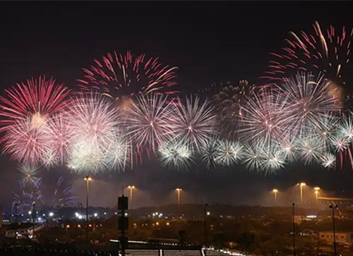 庆元县焰火晚会